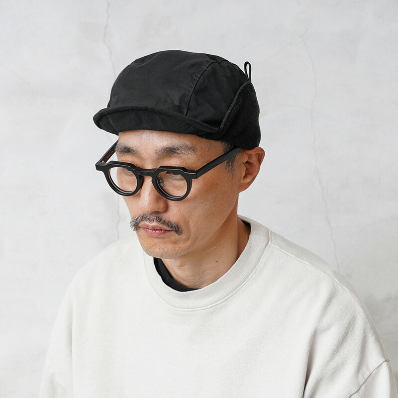 実物 USED オランダ軍 COLD WEATHER ウィンター キャップ ブラック【クーポン対象外】【I】｜ミリタリーキャップ メンズ アウトドア 帽子 軍モノ 軍放出品 おしゃれ 防寒 保温