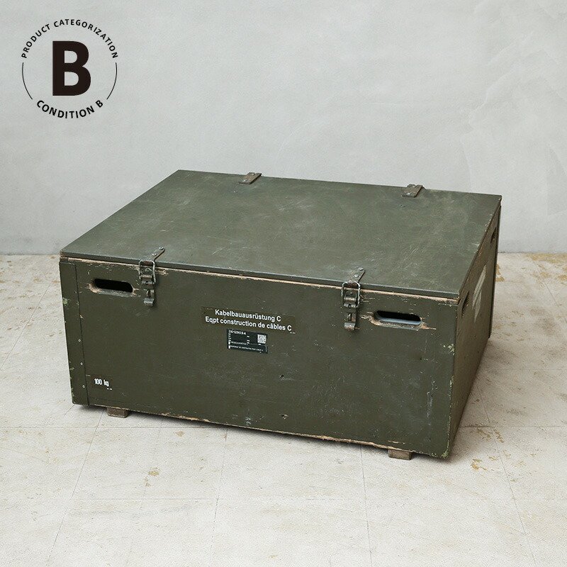 楽天市場】実物 USED 米軍 G.I. フットロッカー ウッドボックス