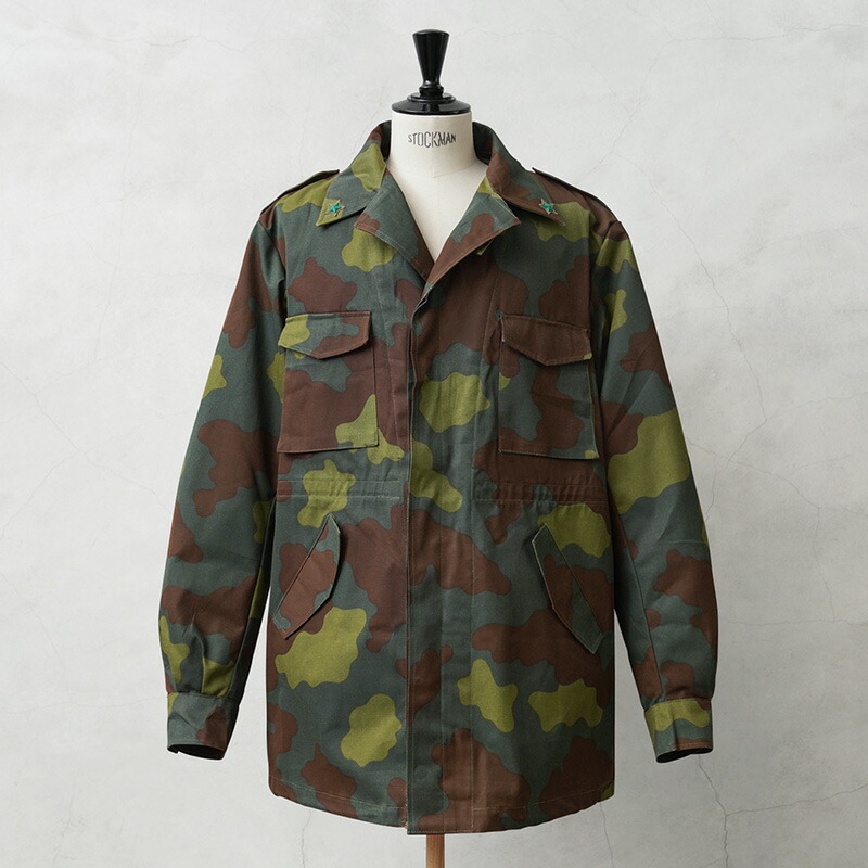 実物 新品 デッドストック イタリア軍 フィールドジャケット サンマルコカモフラージュ ライナー付き【クーポン対象外】【I】|メンズ ミリタリージャケット カジュアル 大きいサイズ 迷彩 カモフラ 総柄 古着 ファッション おしゃれ|ミリタリーWAIPER 店
