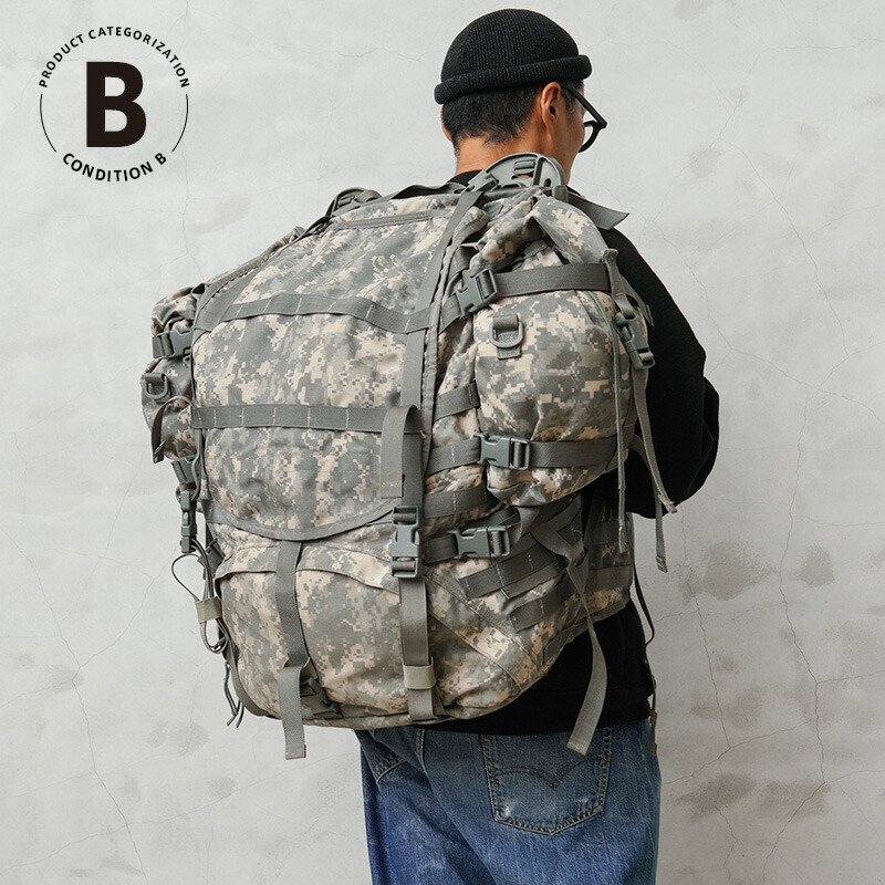 実物 USED 米軍 MOLLE II コンプリート フィールドパック ACU(UCP)コンディションB【クーポン対象外】【I】|ミリタリーWAIPER 店