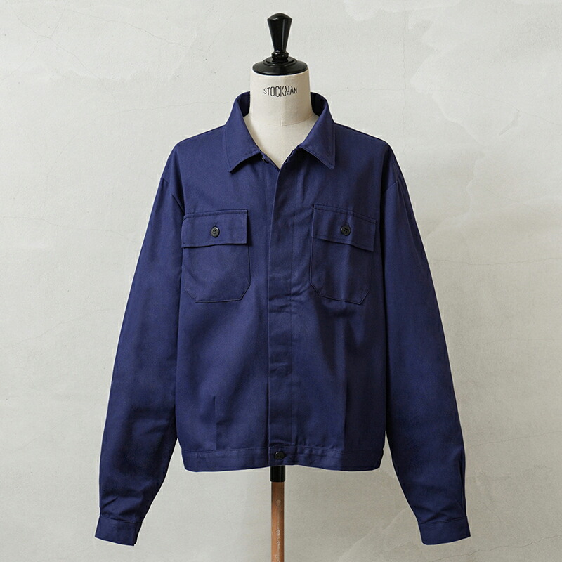 【希少】45rpm コットンダブルPジャケット　洗える　ネイビー　Size L 楽天市場】☆実物 新品 イタリア軍 コットンツイル フライフロント