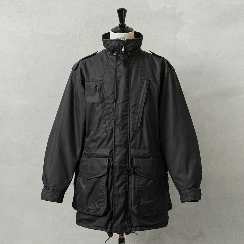 実物 USED カナダ軍 ROYAL CANADIAN NAVY コールド&ウェットウェザーパーカー BLACK【クーポン対象外】【I】｜メンズ アウター ミリタリー 大きいサイズ ポケット多い 黒 ブラック 古着 ファッション おしゃれ｜ミリタリーWAIPER 店