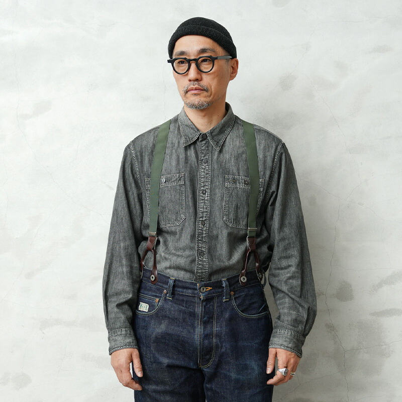 79年ドイツ軍実品 ミリタリー/サスペンダーパンツ/古着/実寸W36L27 79年ドイツ軍実品 ミリタリー/サスペンダーパンツ/古着/実寸W