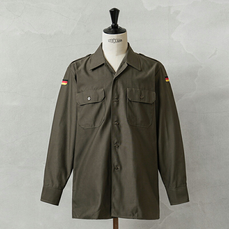楽天市場】実物 新品 デッドストック ドイツ軍 フィールドシャツ
