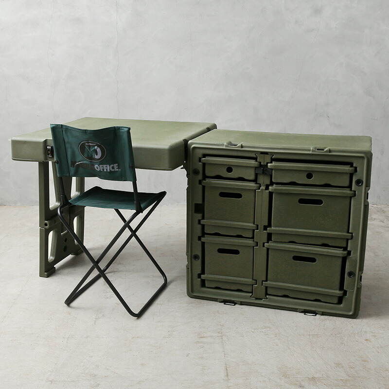 ★実物 新品 デッドストック 米軍 PELICAN シングル フィールドデスク イス付き【一部離島配送不可】【クーポン対象外】【I】【K】|ミリタリーWAIPER 店