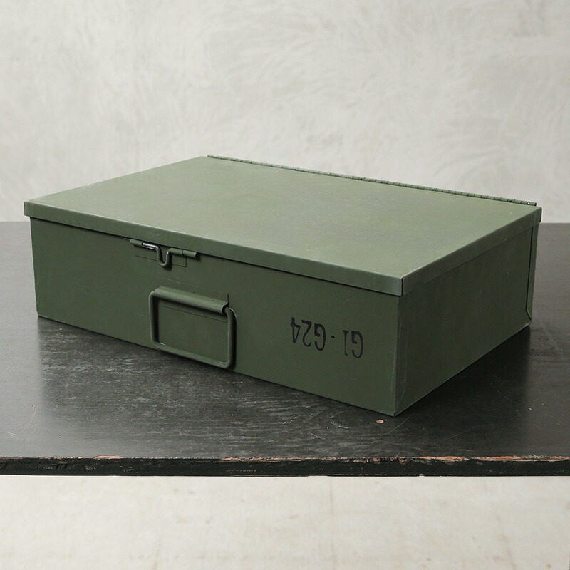 実物 新品 デッドストック 米軍 1970～1980’s ヴィンテージ 真鍮製 ランドリーピン ケース GREEN【クーポン対象外】【I】