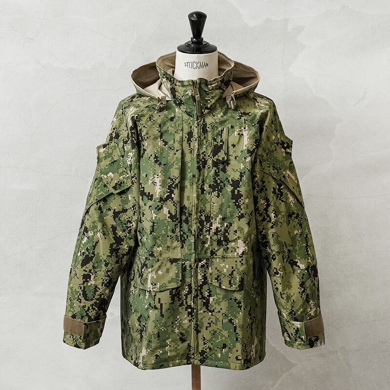 ★実物 新品 デッドストック 米海軍 NWU GORE-TEXパーカー TYPEIII AOR2【クーポン対象外】【I】｜ミリタリージャケット アメカジ メンズファッション ゴアテックスパーカー 米軍 サープラス カモフラージュ 防水ジャケット｜ミリタリーWAIPER 店