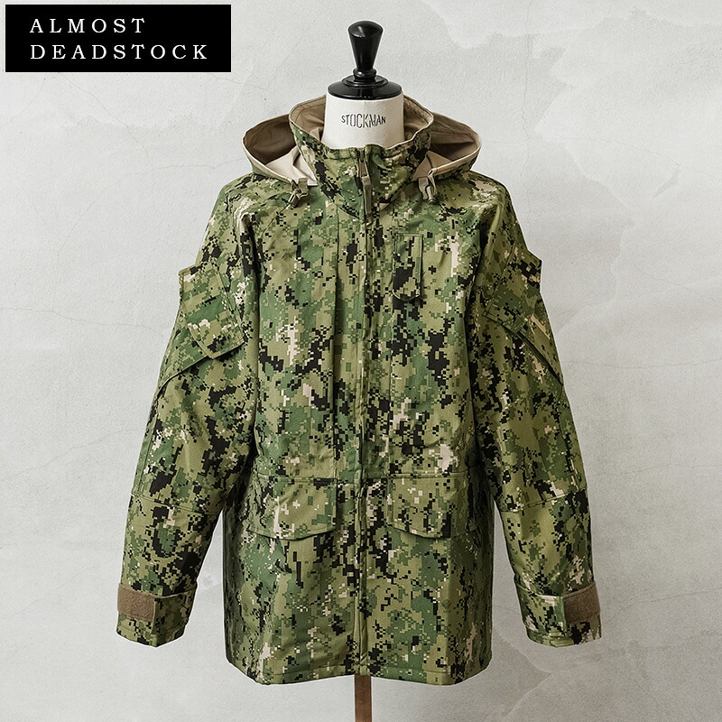実物 新品 デッドストック 米海軍 NWU GORE-TEXパーカー TYPEIII AOR2 ALMOST DEADSTOCK【クーポン対象外】【I】
