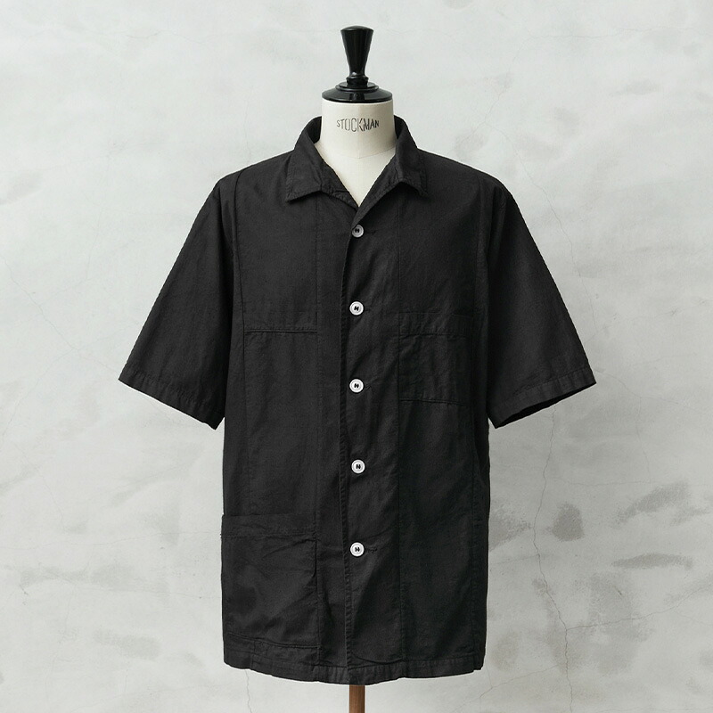 ★実物 新品 デッドストック 米軍 70’s アシスタント メディカルシャツ BLACK染め【クーポン対象外】【I】|ミリタリーWAIPER 店