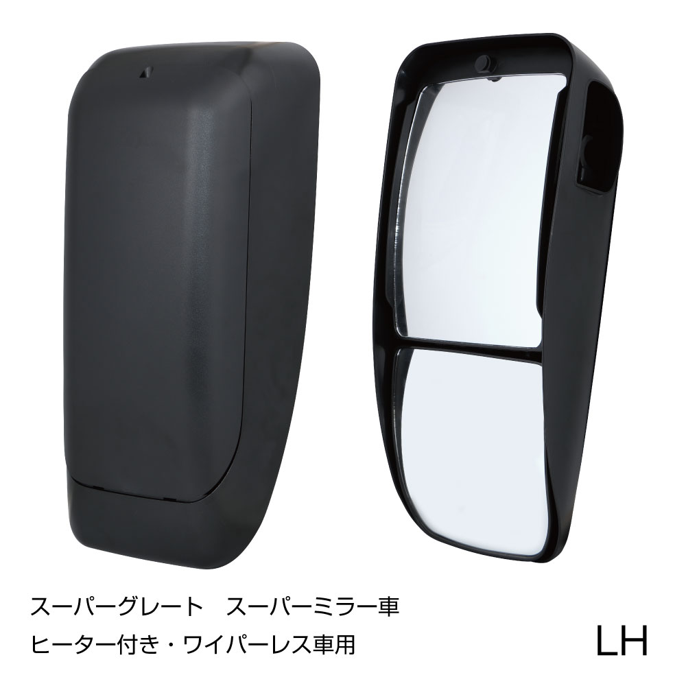 ジェットイノウエ サイドミラー LH 助手席側 ヒーター付ワイパー無し車輌用 501732