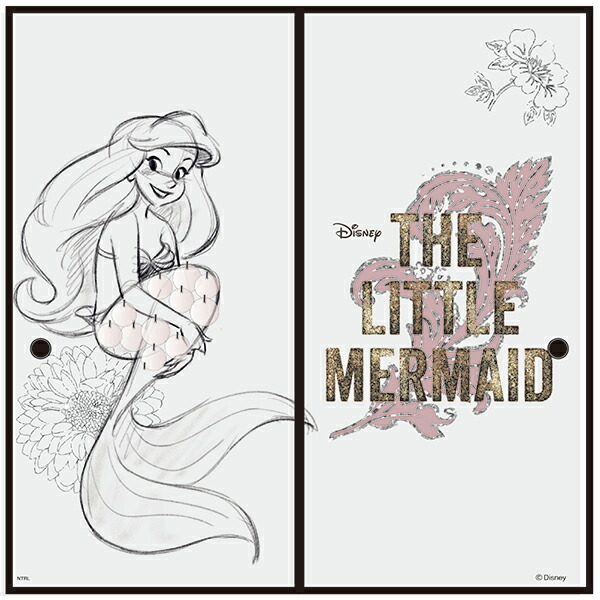 楽天市場 送料無料 アサヒペン ディズニープリンセスふすま紙 アリエル リトル マーメイド The Little Mermaid ふすま紙2枚組用 92cm 1cm Ntlp 002f ワイズライフ