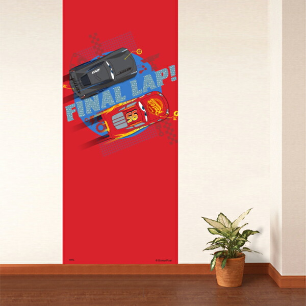 楽天市場 送料無料 アサヒペン ピクサー壁紙 カーズ ファイナルラップ 1枚入 幅91cm 長さ260cm Ntlx 003w ワイズライフ