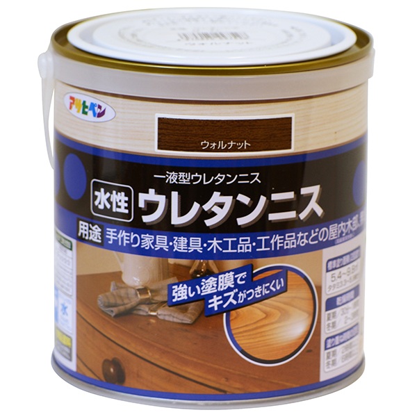 楽天市場】アサヒペン 油性超耐久屋外用ニス 半ツヤ透明 0.7L : ワイズ