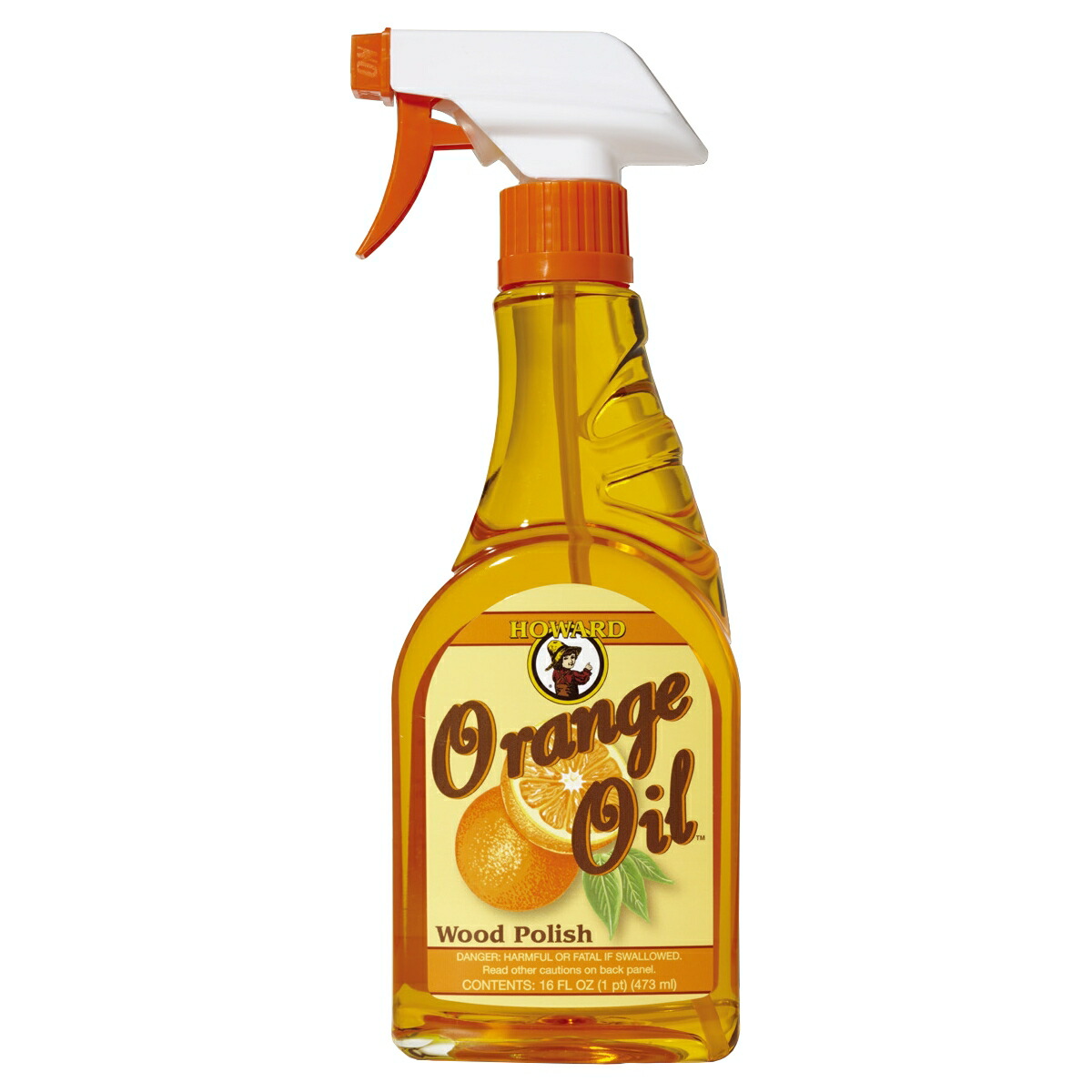 オレンジオイル 473ml Orange Oil 16oz. HOWARD オレンジオイル ギター メンテナンス ギタークリーナー ギターポリッシュ 家具 天然クリーナー 掃除