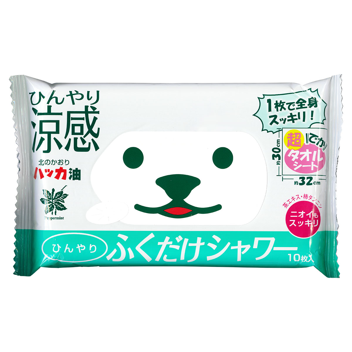 まとめ買い 48パック入 北のかおり ひんやりふくだけシャワー 10枚入 北見ハッカ通商 ひんやり涼感 ハッカ油|ワイズライフ