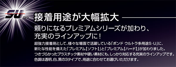 超歓迎された】 クリヤー コニシ ウルトラ多用途SU ボンド プレミアムハード 120ml ×30個 ケース販売 DIY・工具