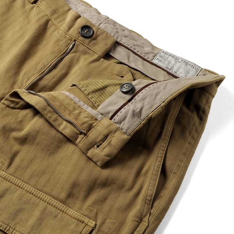 BRUNELLO CUCINELLI ブルネロクチネリ製品染めコットンストレッチ