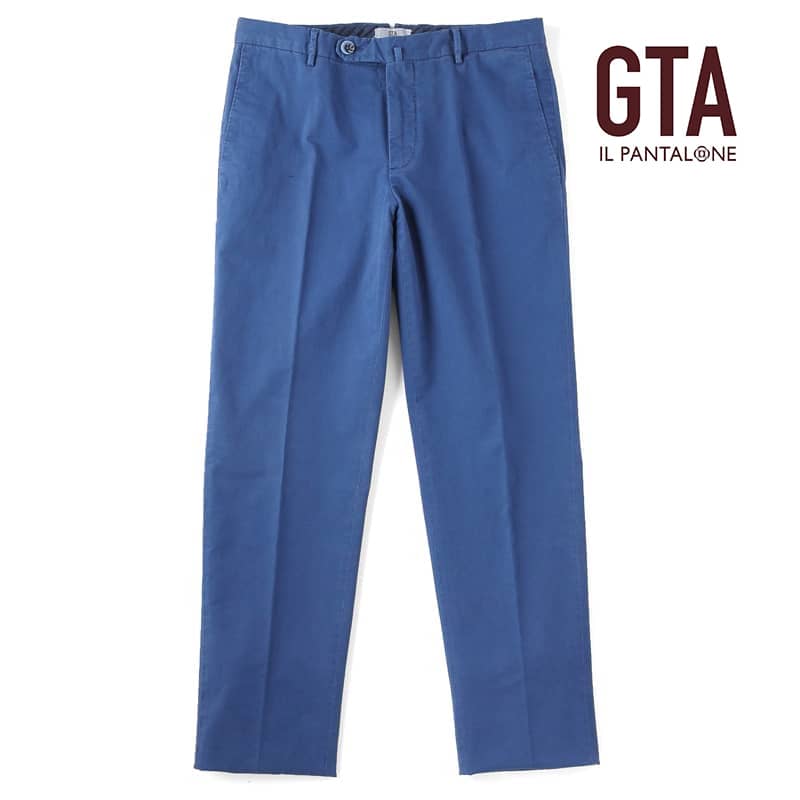 低価爆買い【美品】GTA　NIKKO　コットン　ノープリーツスラックス　44　キャメル パンツ