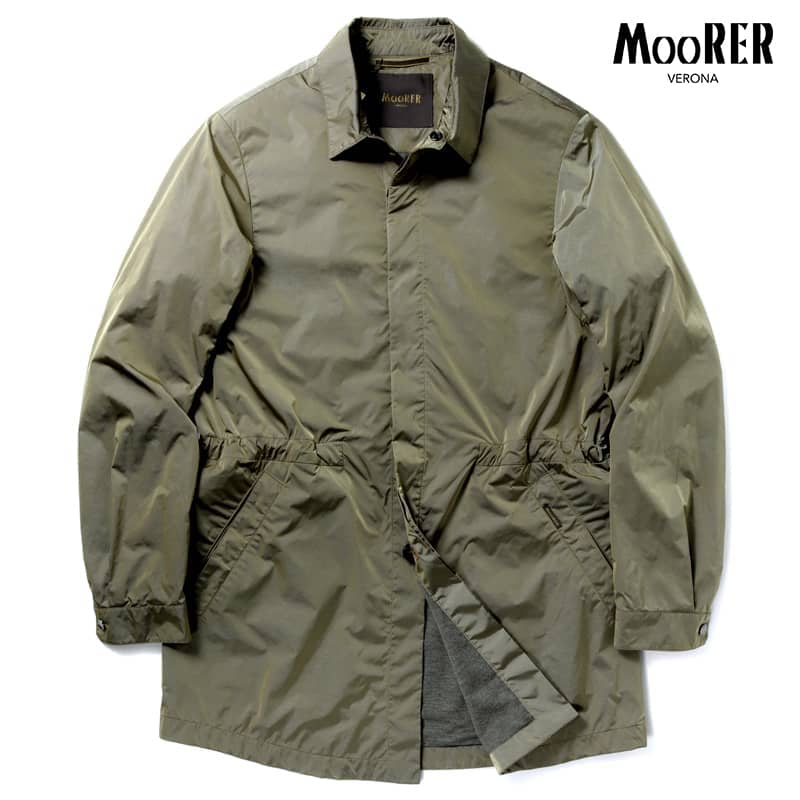 楽天市場】【60%OFF】MOORER / ムーレーシャイニーナイロン比翼仕立て