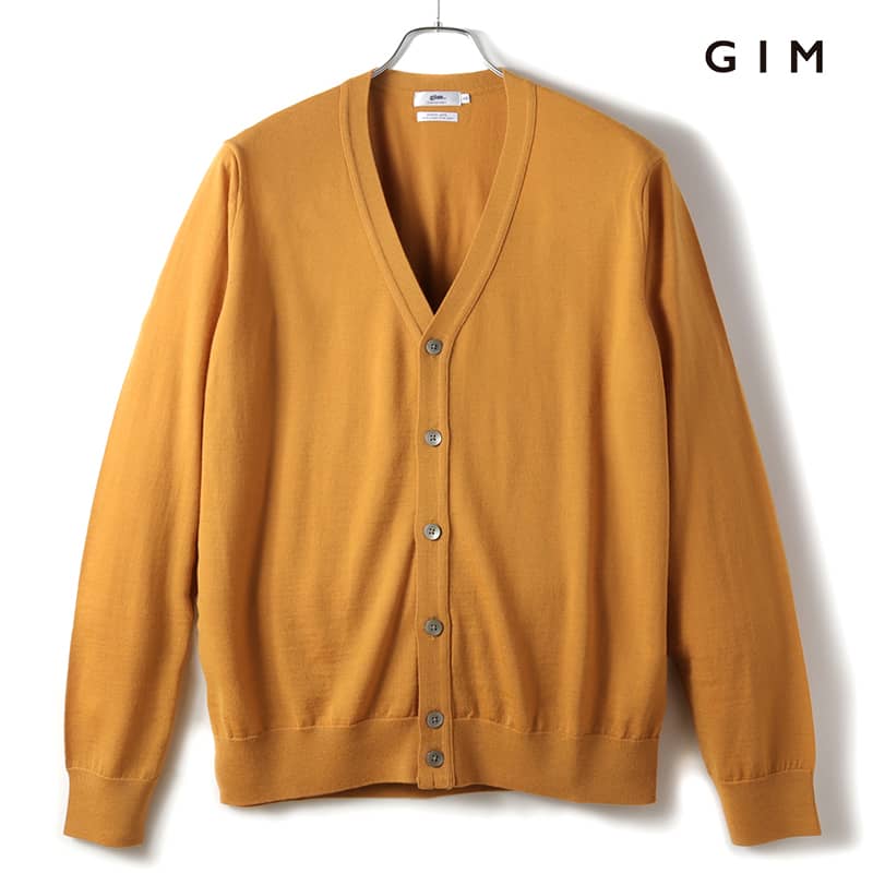 【カシミヤ100％】gim ジム セーター ニット リブ ブラウン M 4231 gim2320104-01.jpg