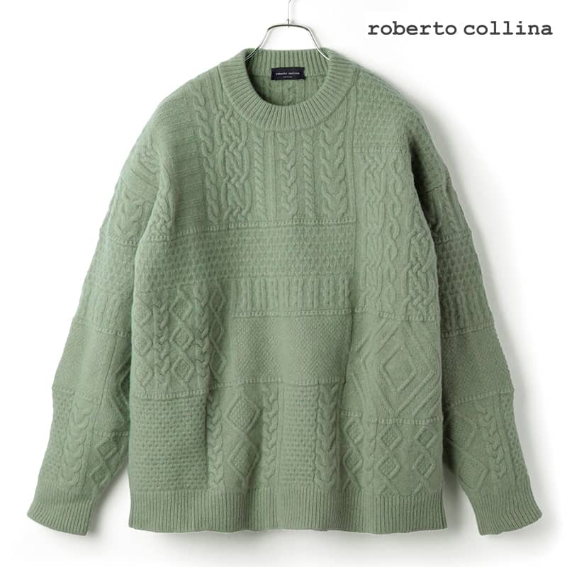 新品 4.5万 ROBERTO COLLINA ニット カーディガン グリーン 楽天市場】roberto collina / ロベルトコリーナ｜ウールカシミヤ