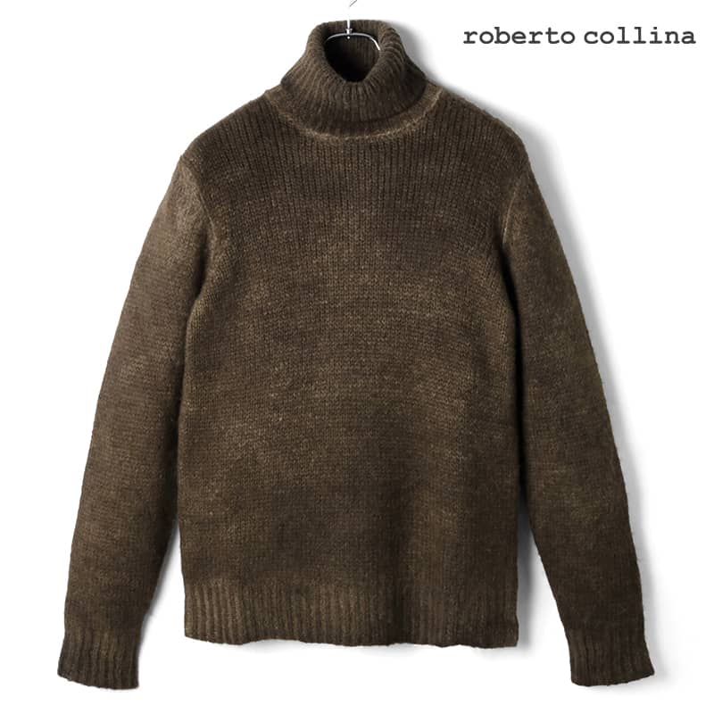 定価4.5万 roberto collina アルパカウールタートルニット 52 定価4.5万 roberto collina アルパカウールタートルニット 52
