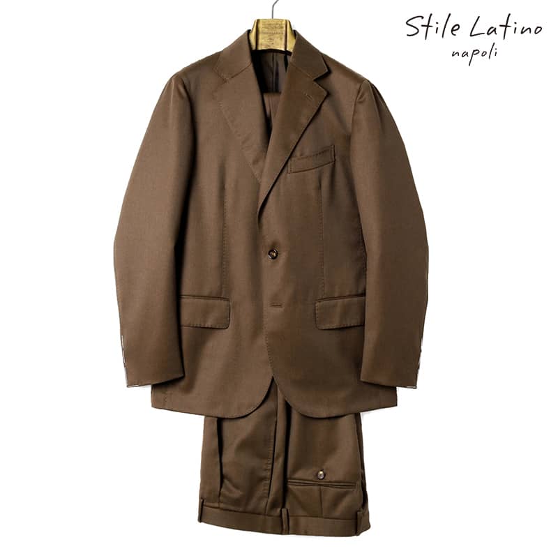 Stile latino コットンウール キャバルリーツイル スーツ 44 - スーツ