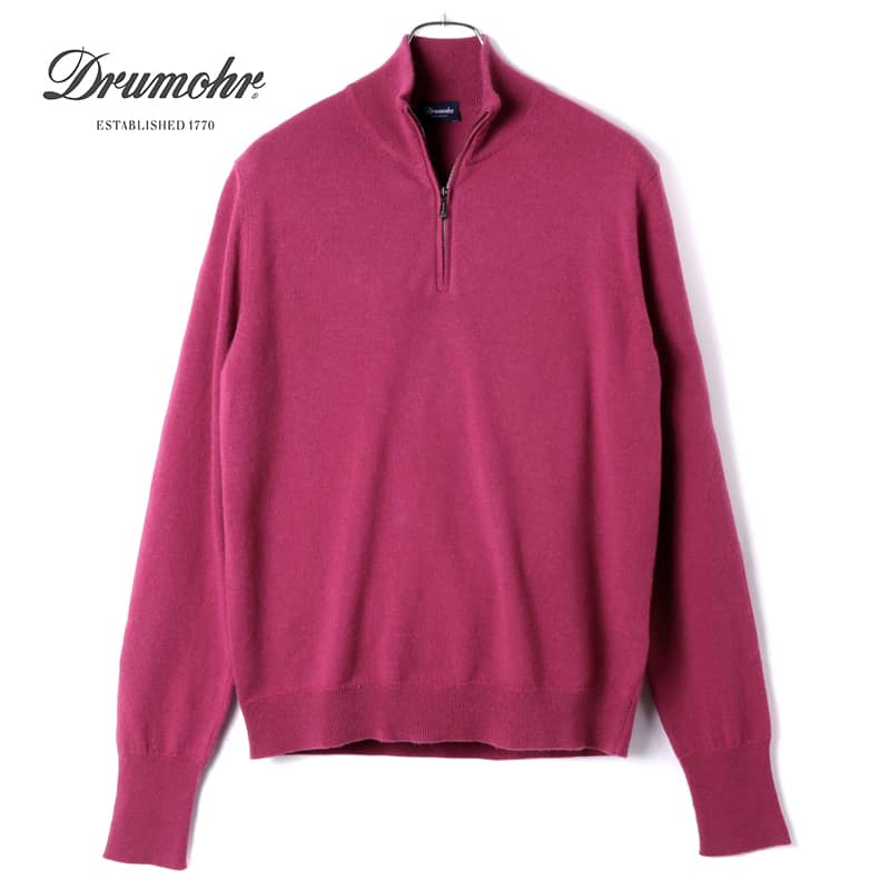 楽天市場】Drumohr / ドルモア｜カシミヤハイゲージクルーネックニット