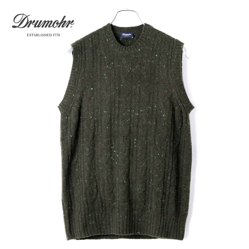 ドルモア　コットンニットベスト　サイズ44 楽天市場】Drumohr / ドルモア｜ペイズリー柄プリントコットン