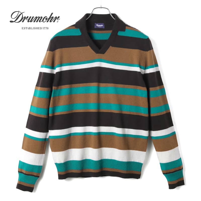 楽天市場】Drumohr / ドルモア｜コットンバスケット編みローゲージ