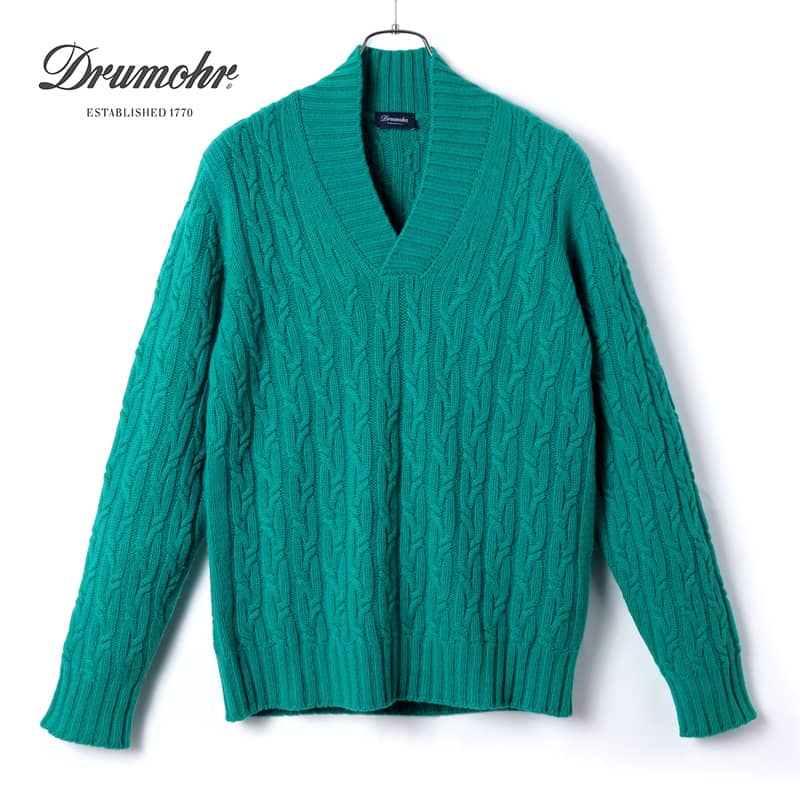 楽天市場】Drumohr / ドルモア｜カシミヤミドルゲージクルーネック