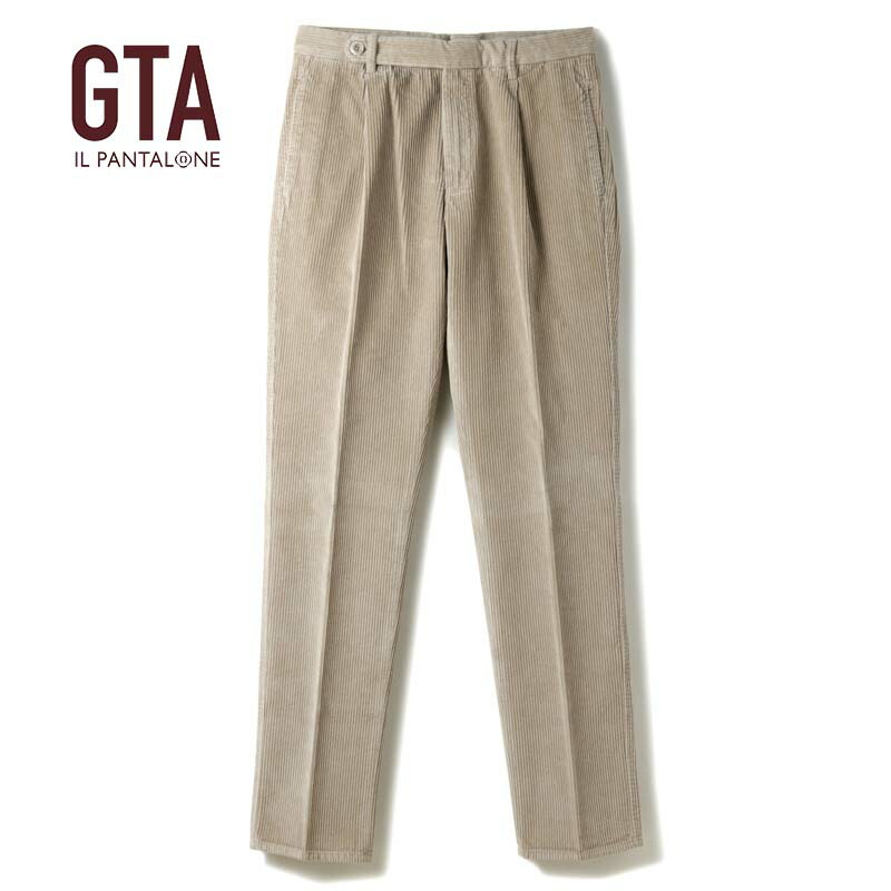 GTAジーティーアー　HERRICK コーデュロイパンツ　裾ロールアップ　42 GTAジーティーアー HERRICK コーデュロイパンツ 裾ロールアップ