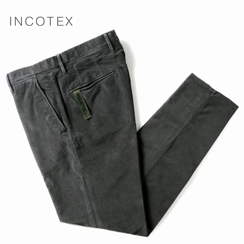 【楽天市場】INCOTEX SLACKS / インコテックス スラックス｜製品洗いコットンウールストレッチジャカード1プリーツパンツ(173型/REGULAR  FIT)｜（ブラウン基調）｜ 秋冬 ボトムス スラックス チノパン コットンパンツ メンズ イタリア アウトレット ...