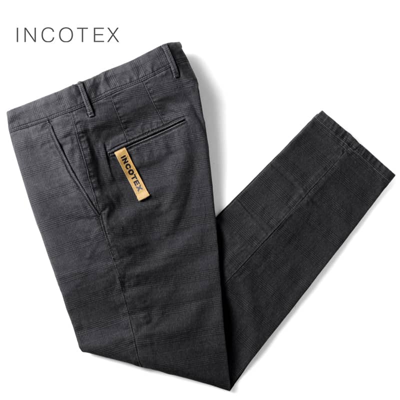 楽天市場】INCOTEX / インコテックス｜ウールフランネルウエストシャーリングスリムテーパードパンツ(84型/SLIM FIT)｜（ダークネイビー）｜  秋冬 84モデル ボトムス スラックス イージーパンツ ドローコードパンツ メンズ イタリア アウトレット : WISE MAN'S STORE 楽天  ...