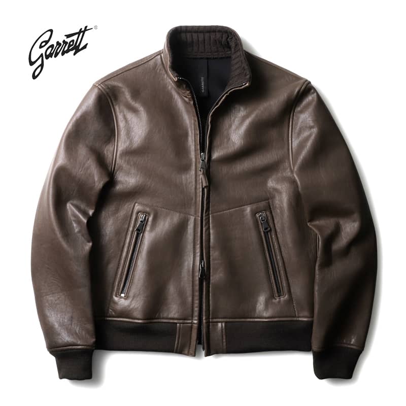 【楽天市場】GARRETT / ギャレット｜ラムナッパレザースタンドカラージップジャケット(1430 NAPPA OLDED)｜（ダークブラウン）｜  秋冬 ガレット レザージャケット 革ジャン レザーブルゾン アウター 本革 羊革 メンズ イタリア アウトレット : WISE ...