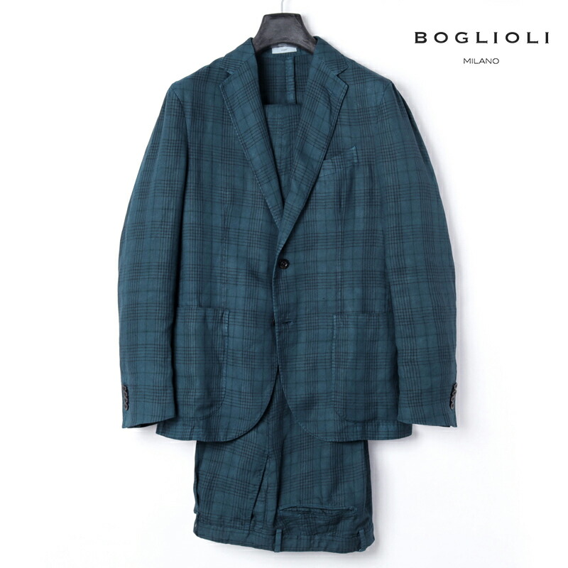 【楽天市場】【60%OFF】BOGLIOLI / ボリオリ｜製品染めウールトロピカル2Bスーツ(K.JACKET)｜（ブルーグリーン）｜ 春夏  Kジャケット ケージャケット ガーメントダイ セットアップ メンズ イタリア アウトレット : WISE MAN'S STORE 楽天市場店