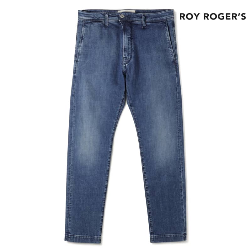 【楽天市場】ROY ROGER'S / ロイロジャース｜スキニーテーパードストレッチデニムパンツ(Michelangelo MAN Recycled  Denim Stretch Melrose)｜（ウォッシュドインディゴ）｜ ROY ROGERS デニムパンツ ジーンズ ジーパン Gパン 5ポケット  メンズ ...