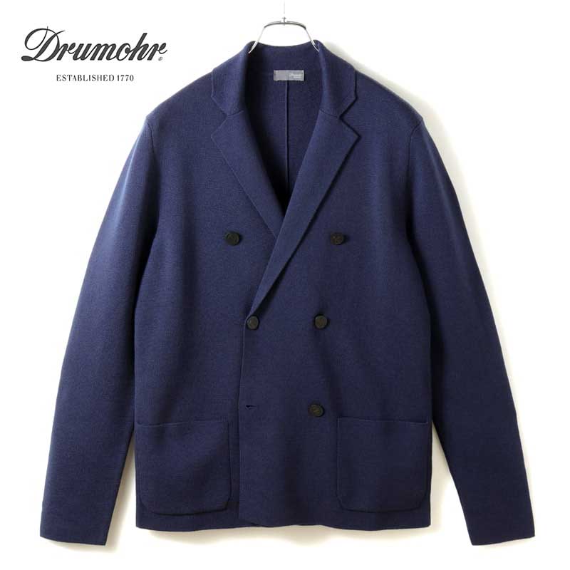 極美品 Drumohr ドルモア イタリア製 定価¥40,000程 極美品 Drumohr ドルモア イタリア製 定価¥40,000程