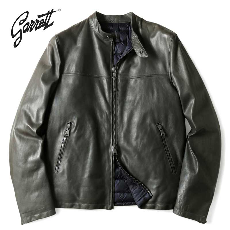 楽天市場】GARRETT / ギャレット｜中綿入りバッファローレザージップ