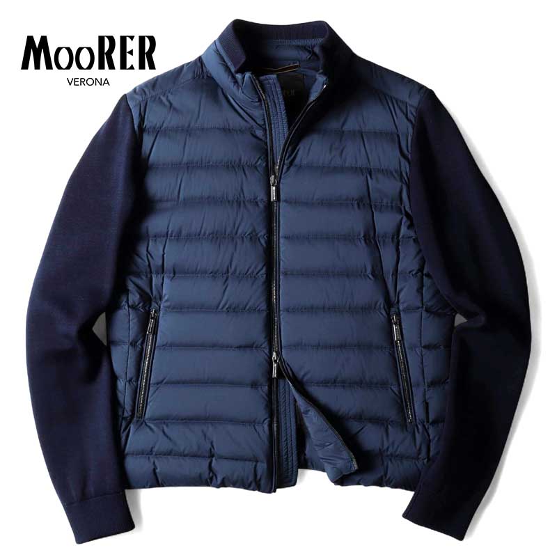 ムーレー　ストレッチデニム31 楽天市場】【40%OFF】MOORER / ムーレー｜デニム×ナイロンGジャン型