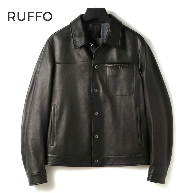 楽天市場】RUFFO ルッフォ leather Shirt Jacket FRED BULLDOG/209