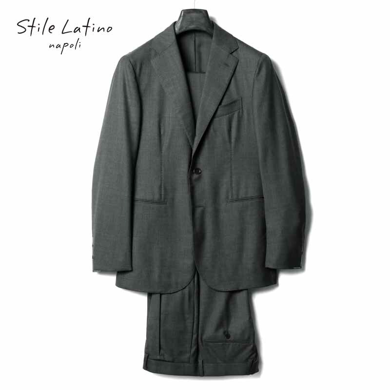 Stile Latino グレー系チェックジャケット&パンツセット　サイズ48 Stile Latino グレー系チェックジャケット&パンツセット サイズ