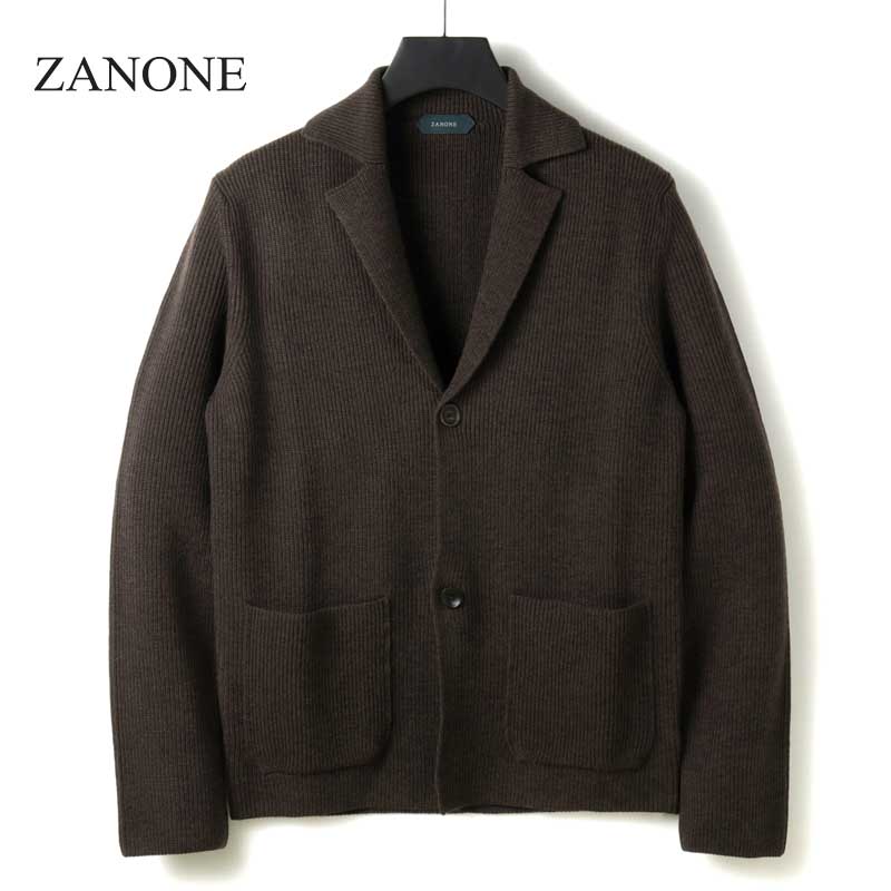 楽天市場】【35%OFF】ZANONE / ザノーネ｜ウールミラノリブCPO型ニット