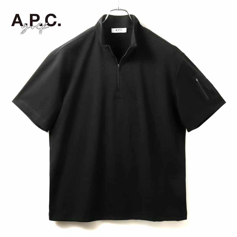 APC ゴルフポロシャツ A.P.C. GOLF / アーペーセー ゴルフ 袖ライン入りナイロン