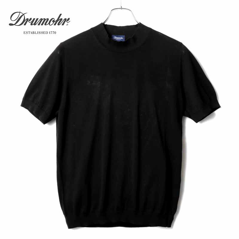 楽天市場】Drumohr / ドルモア｜コットンハイゲージ半袖クルーネック