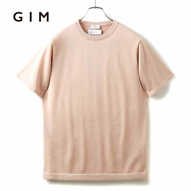 楽天市場】GIM / ジム｜オーガニックリネン12G半袖クルーネックニット