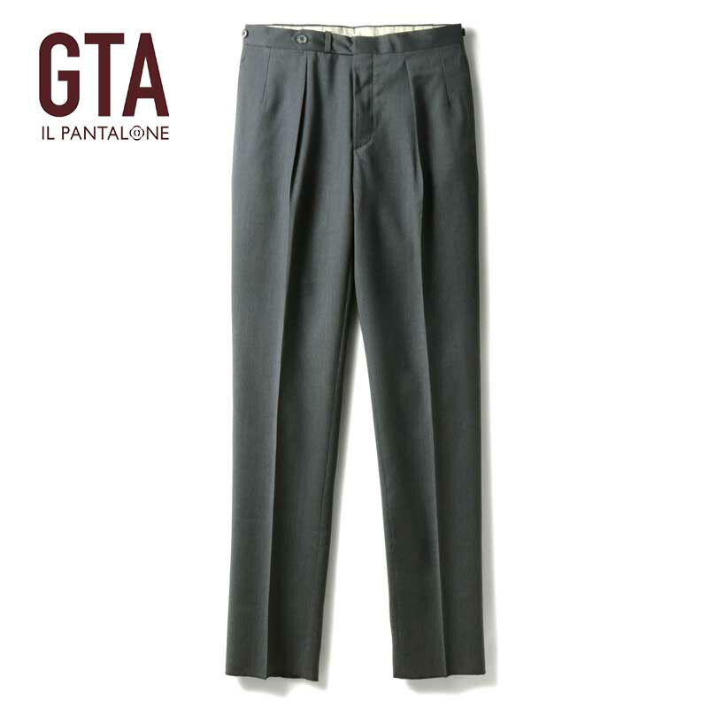 GTA HERRICK  ジーティーアー　サイドアジャスター　2プリーツ46 GTA（ジーティーアー）HERRICKエリック ハイツイストウール
