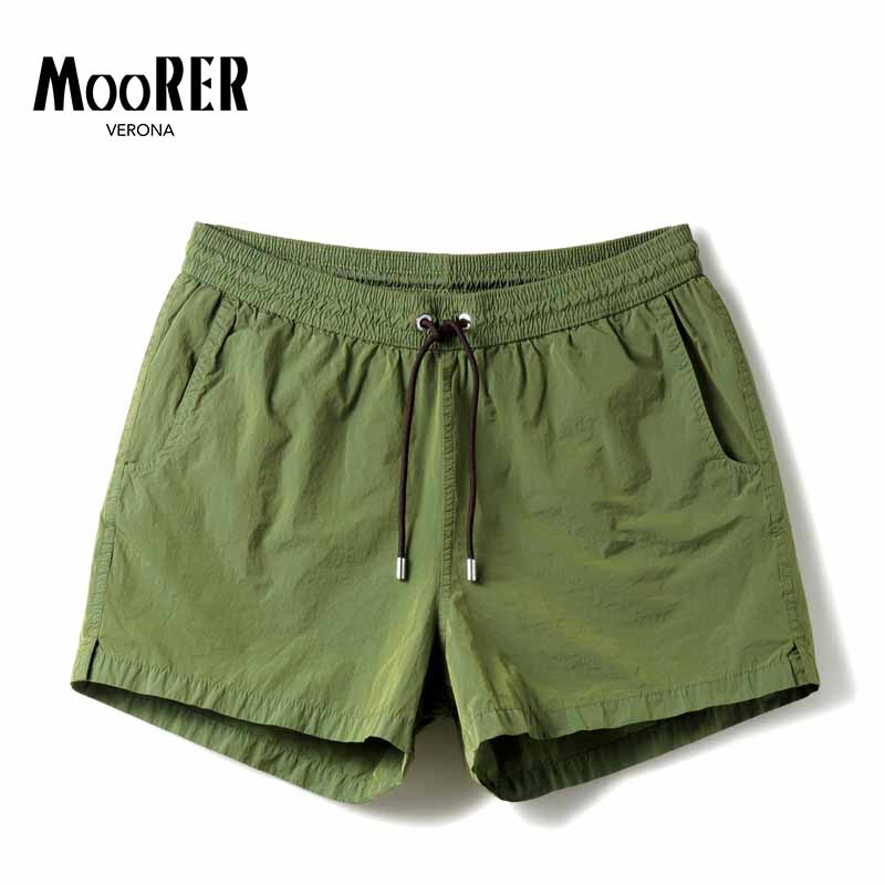 【60%OFF】MOORER / ムーレー｜軽量ワッシャーナイロンスイムショーツ(PORTOFINO-4D)｜（LIME）｜ 春夏 スイムパンツ ショートパンツ 水着 海パン 短パン メンズ イタリア アウトレット 18,480円