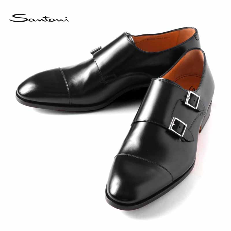 まー　サントーニ　シングルモンクストラップ　パンチング　ビジネス　サイズ7 ワシントングランド レーザーシングルモンクストラップ mens