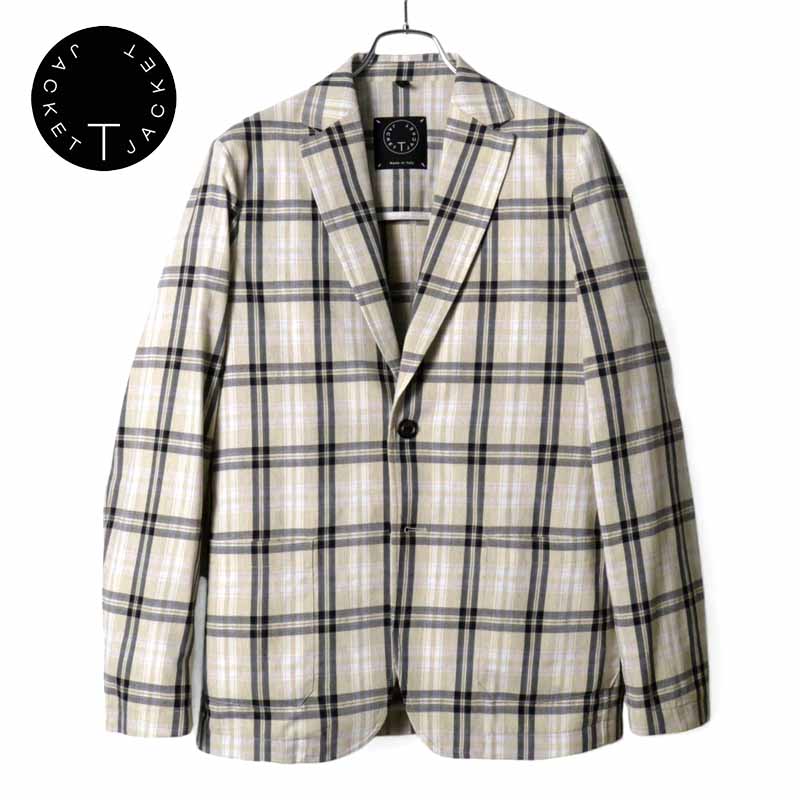 楽天市場】【50%OFF】T-JACKET / ティージャケット｜チェック柄 